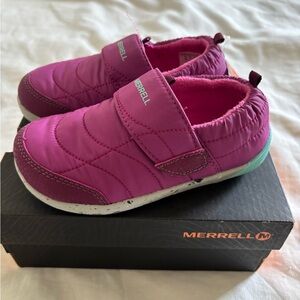 Merrell Kids' Fuchsia Slip-On Sneakers Toddler size 8/9.
